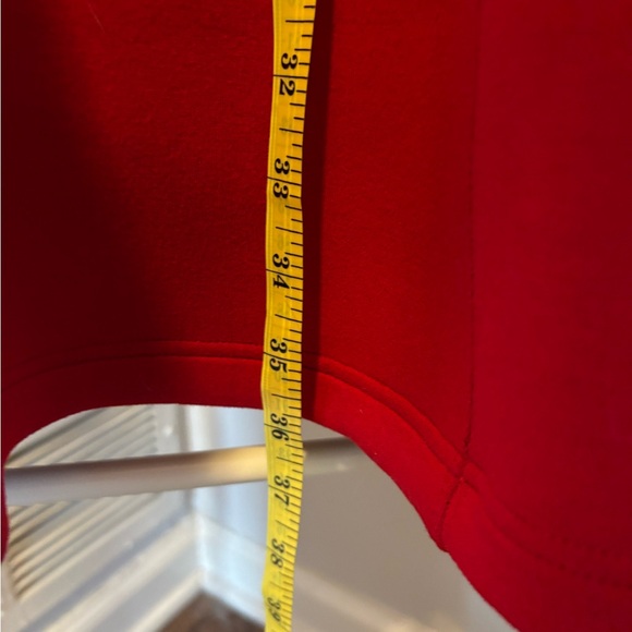 Anthropologie Maeve Vibrant Red Fit and Flair Dress - Picture 8 of 8